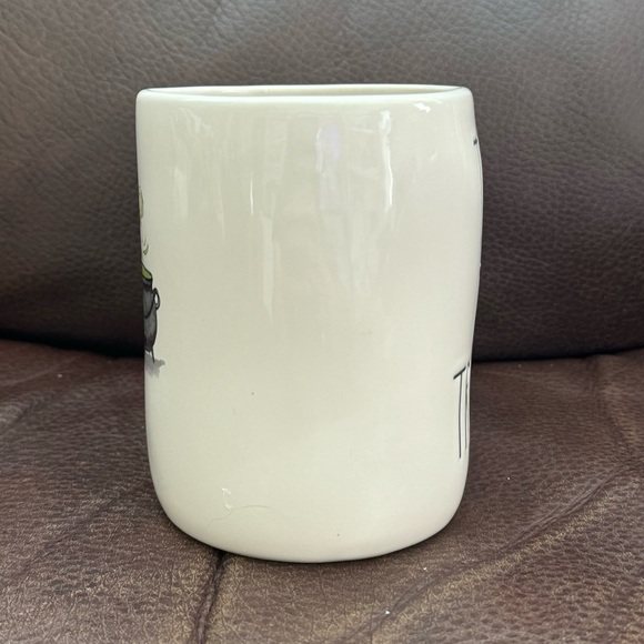 Rae Dunn TOIL AND TROUBLE with Cauldron Watercolor Halloween Mug - Picture 5 of 6